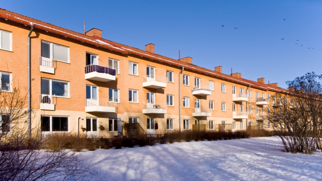 hyreshus med fönster