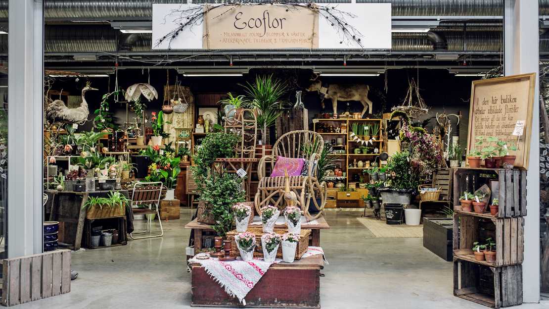 Butiken Ecoflor på ReTuna