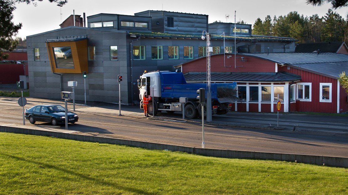 Passivhuset Lilla Nyby återvinningscentral