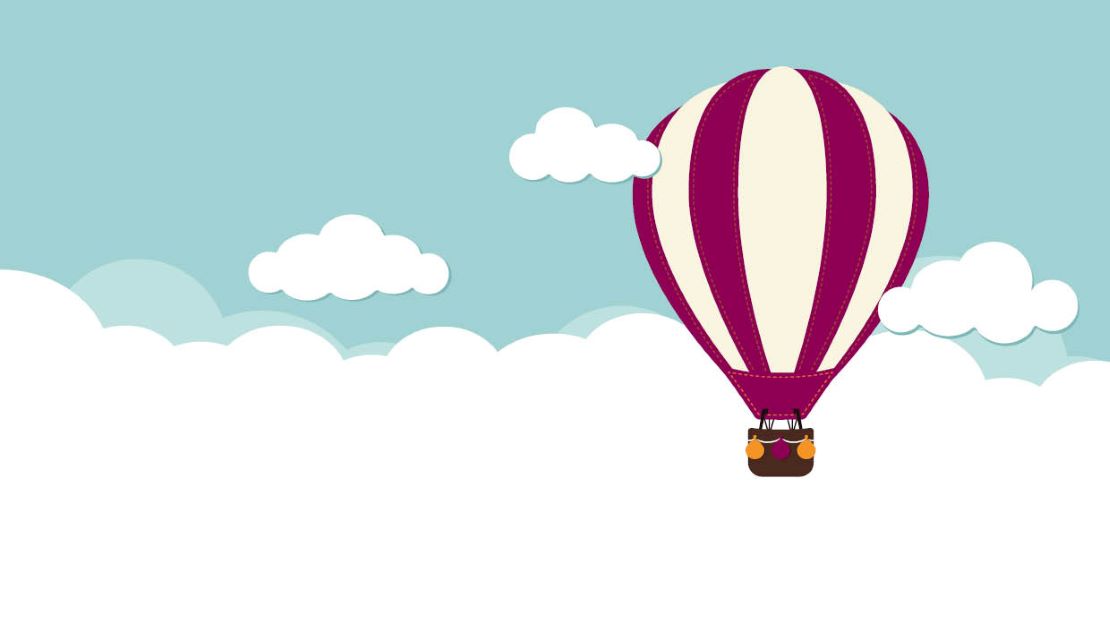Tecknad luftballong