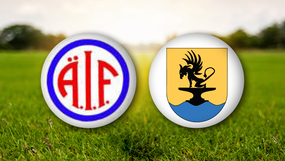 Bild på gräs med logotyperna för Ärla IF och Eskilstuna Parasportförening